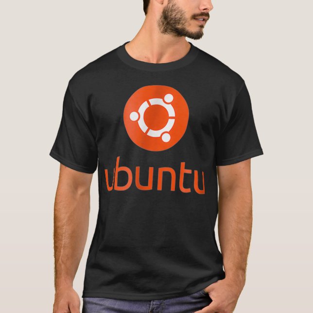 Ubuntu Linu Tshirt T Shirt (Framsida)