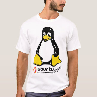 Ubuntu-Linux för pingvin Tee Shirt