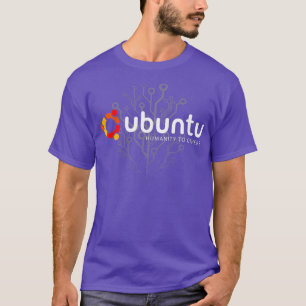 Ubuntu Linux Humanity mot andra T Shirt