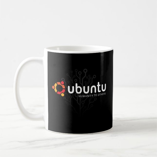 Ubuntu Linux Humanity to other Kaffemugg (Vänster)