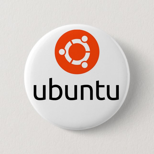 Ubuntu Linuxlogotyp Knapp (Framsida)