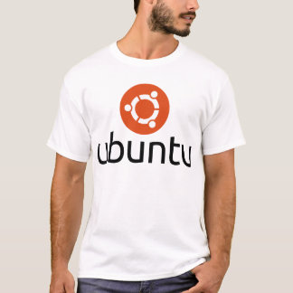 Ubuntu logotyp t-shirt
