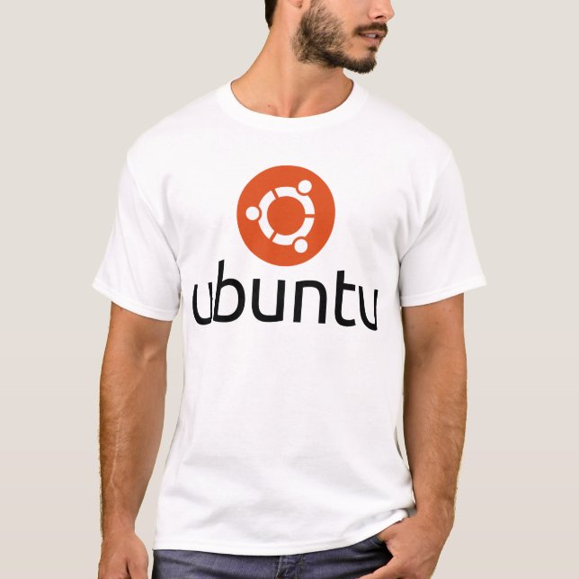 Ubuntu logotyp t-shirt (Framsida)
