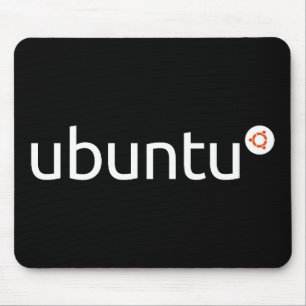 Ubuntu mörk Mousepad Musmatta