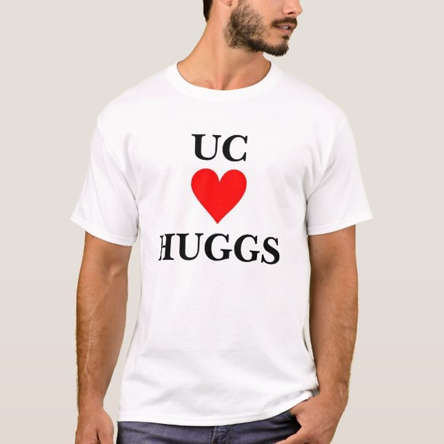 UC älskar HUGGS T Shirt (Framsida)