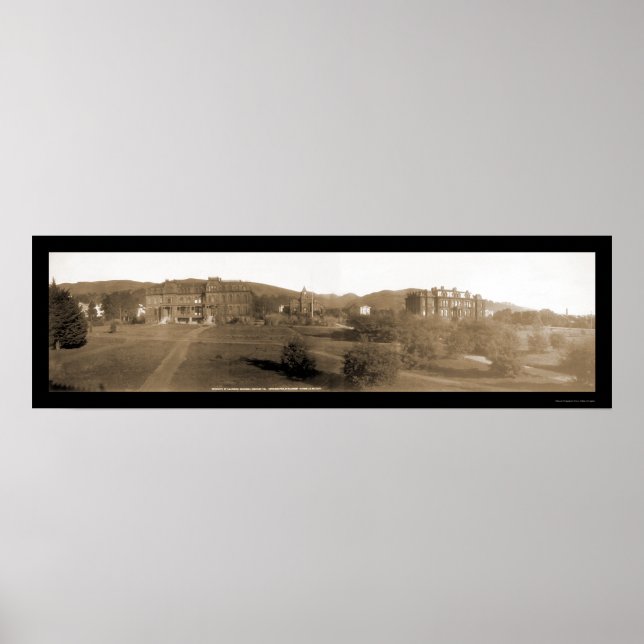 UC Berkeley CA Photo 1907 Poster (Framsidan)