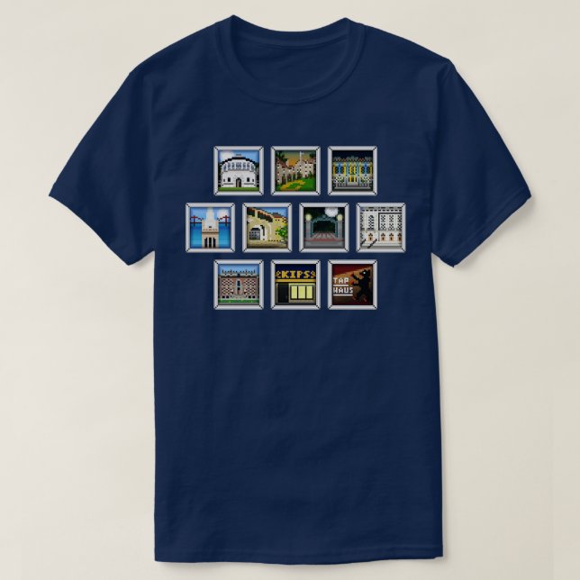 UC Berkeley Collection-VÅGRÄT TShirt T Shirt (Design framsida)