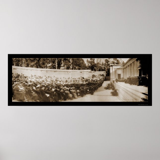 UC Berkeley Gradution Photo 1906 Poster (Framsidan)