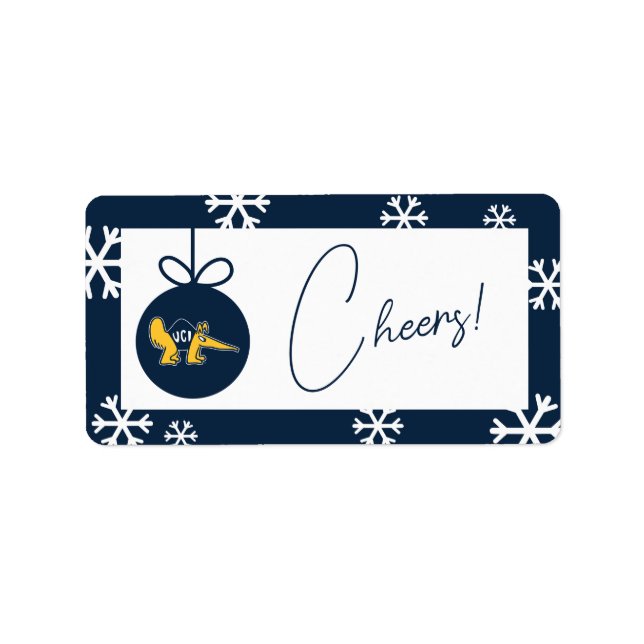 UC Irvine | UCI Anteaters Adressetikett (Framsidan)