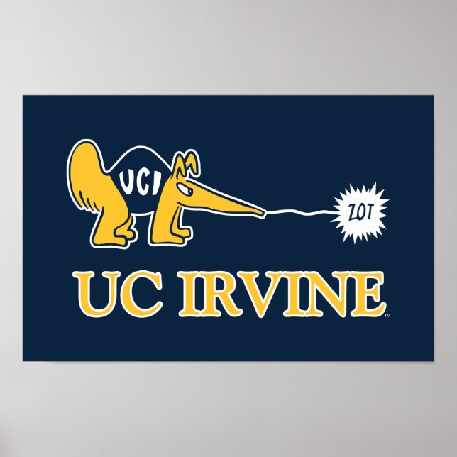 UC Irvine | UCI Anteaters Zot! Poster (Framsidan)