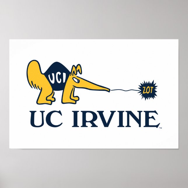 UC Irvine | UCI Anteaters Zot! Poster (Framsidan)