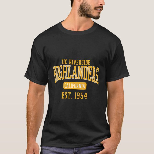 UC Riverside Highlanders Est Date T Shirt (Framsida)