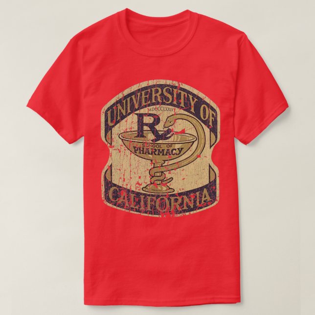 UC School of Pharmacy 1872 T Shirt (Design framsida)