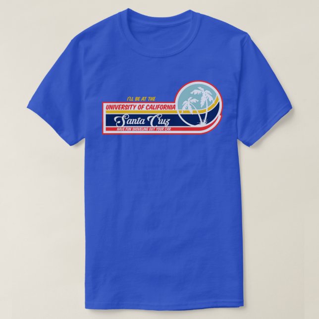 UC UCSC Classic Surfer Design 1 T Shirt (Design framsida)