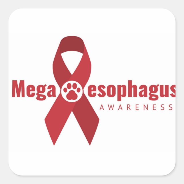 UCB Awareness Ribbon Stickers Fyrkantigt Klistermärke (Framsida)