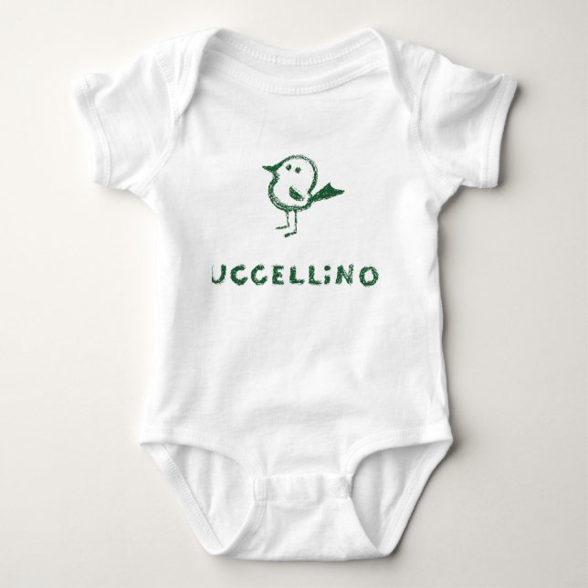 uccellino tee shirt (Framsida)