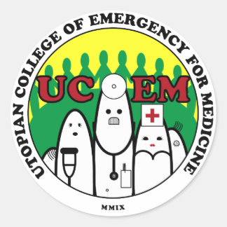 UCEM Sticker Runt Klistermärke
