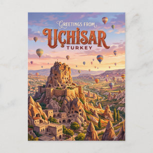 Uçhisar Turkiet Vykort