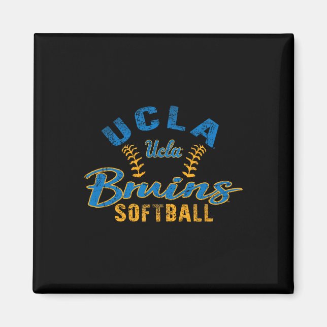 Ucla Bruins Softll Vintage Officiellt Licensierad  Magnet (Framsidan)