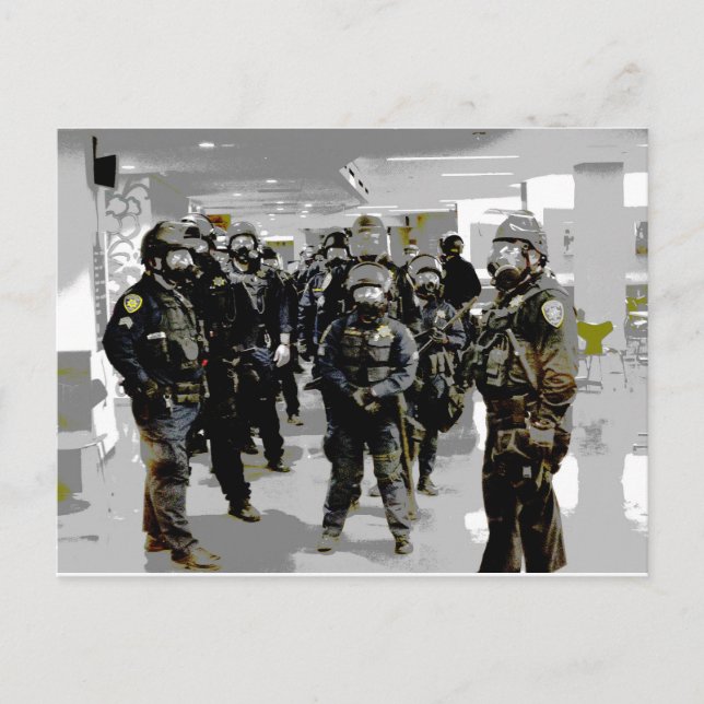 UCPD vid Lunch Vykort (Framsida)