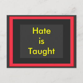 ! UCreate Hate är Taught Vykort