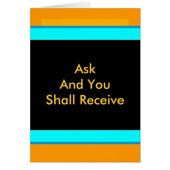 ! UCreate Zazzle - Fråga om du får MUSEUM Hälsningskort (Framsidan)