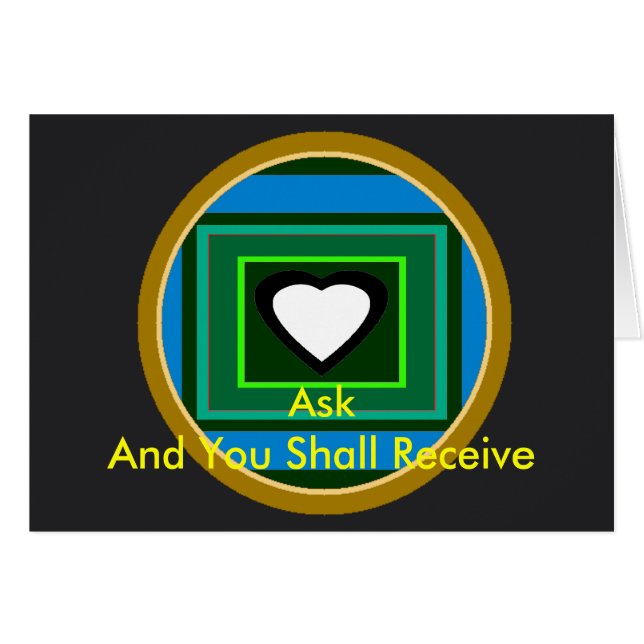 ! UCreate Zazzle - Fråga om du får MUSEUM Hälsningskort (Framsidan Horizontal)