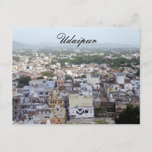 udaipur byggnad vykort