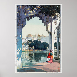 Udaipur Castle, Indien, Hiroshi Yoshida Poster