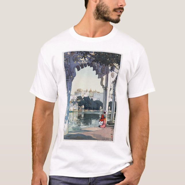 Udaipur Castle, Indien, Hiroshi Yoshida T Shirt (Framsida)