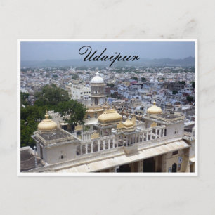 udaipur india vykort
