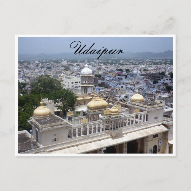 udaipur india vykort (Framsida)