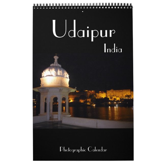 Udaipur Indien Kalender (Omslag)