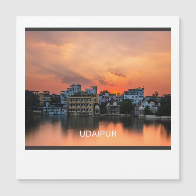 Udaipur solnedgång (Framsida)