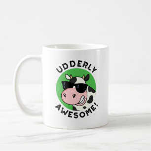 UdÄldre Fantastisk Funny Cow Pun Kaffemugg