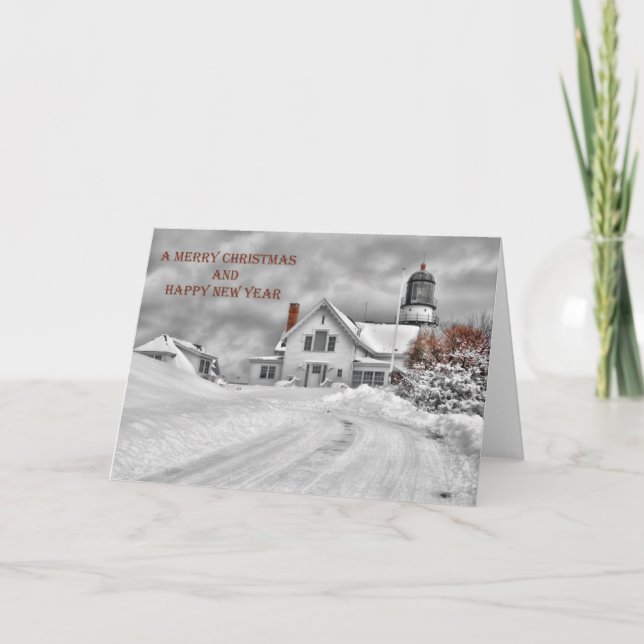 Udd Elizabeth tänder julkortet Helgkort (Framsida)