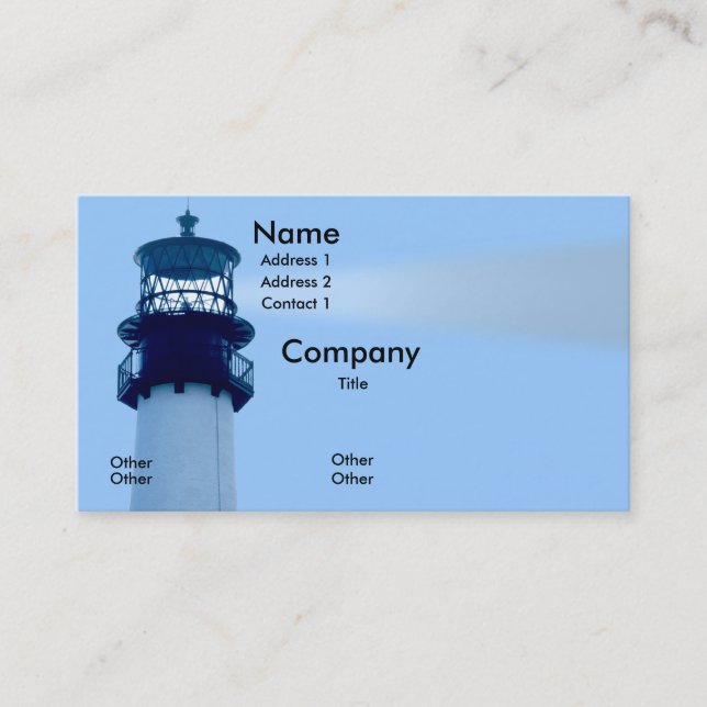 Udd Florida Lightwouse Visitkort (Framsida)