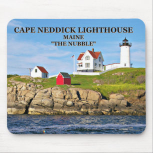 Udd ljusa Neddick "nubblen", Maine mousepad Musmatta