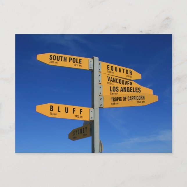 Udd Reinga som är nyazeeländsk Vykort (Framsida)