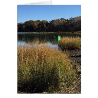 Udd ror fartyget hälsningskort