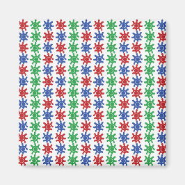 Udda abstrakt mönster Magnet