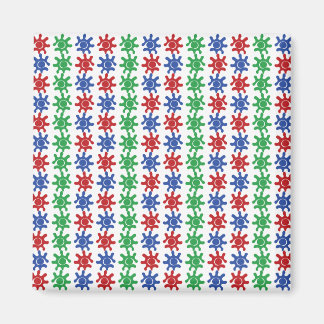 Udda abstrakt mönster Magnet