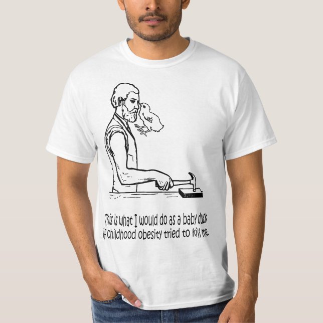 Udda ankaproblem tee shirt (Framsida)
