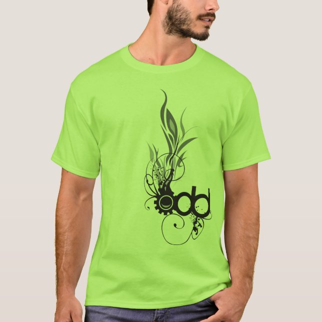 udda eldsvåda tee (Framsida)