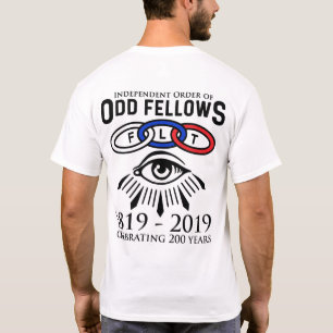 Udda kamrater anknyter och den 200. årsdagen för t shirt