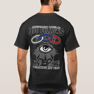 Udda kamrater anknyter och den 200. årsdagen för t shirt