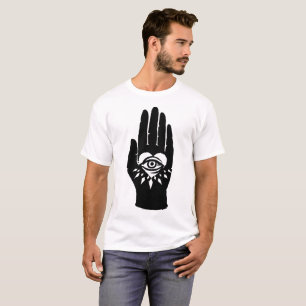 Udda kamrathjärta räcker in med allt seende öga t-shirt