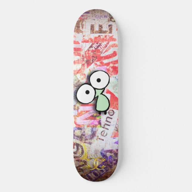 UDDA MINI SKATEBOARD BRÄDA 18,5 CM (Framsida)