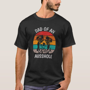 udda Pappa i en Ausshole Australian shepherd Aussi T Shirt