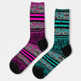 Udda skullformade socklar